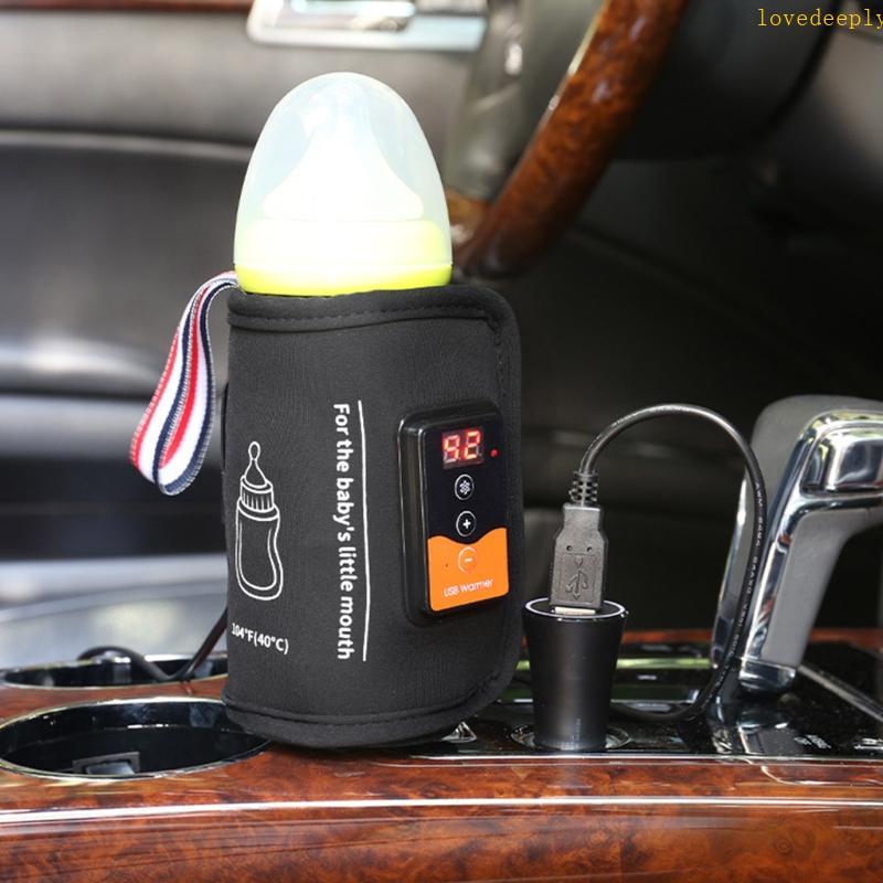 lovedeeply Aquecedor Garrafas Portátil Viagem Usb Milk Heat Keeper Mamadeira