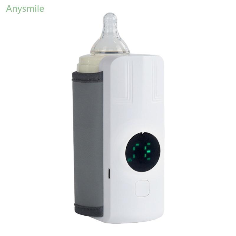 ANYS Aquecedor Garrafa Alimentado Por USB, Mamadeira, Leite Para Bebê, Temperatura Ajustável Viagem