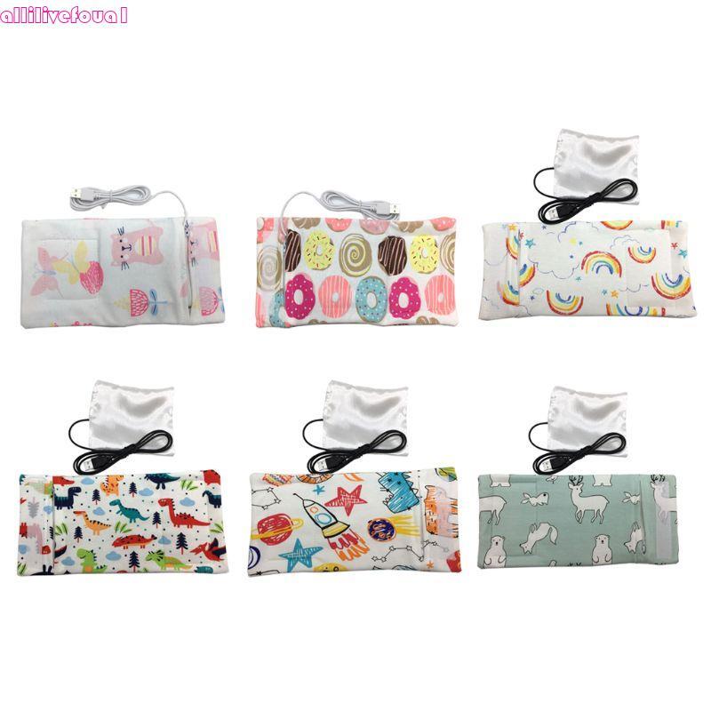 allilivefoua1 Garrafa Leite Usb Aquecedor Bolsa Isolada Para Mamadeira Bebê Aquecimento