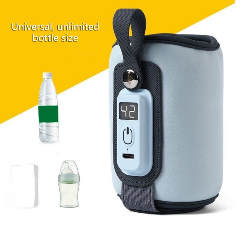 XI Universal Aquecedor De Mamadeira Portátil USB Garrafa De Água Temperatura Ajustável