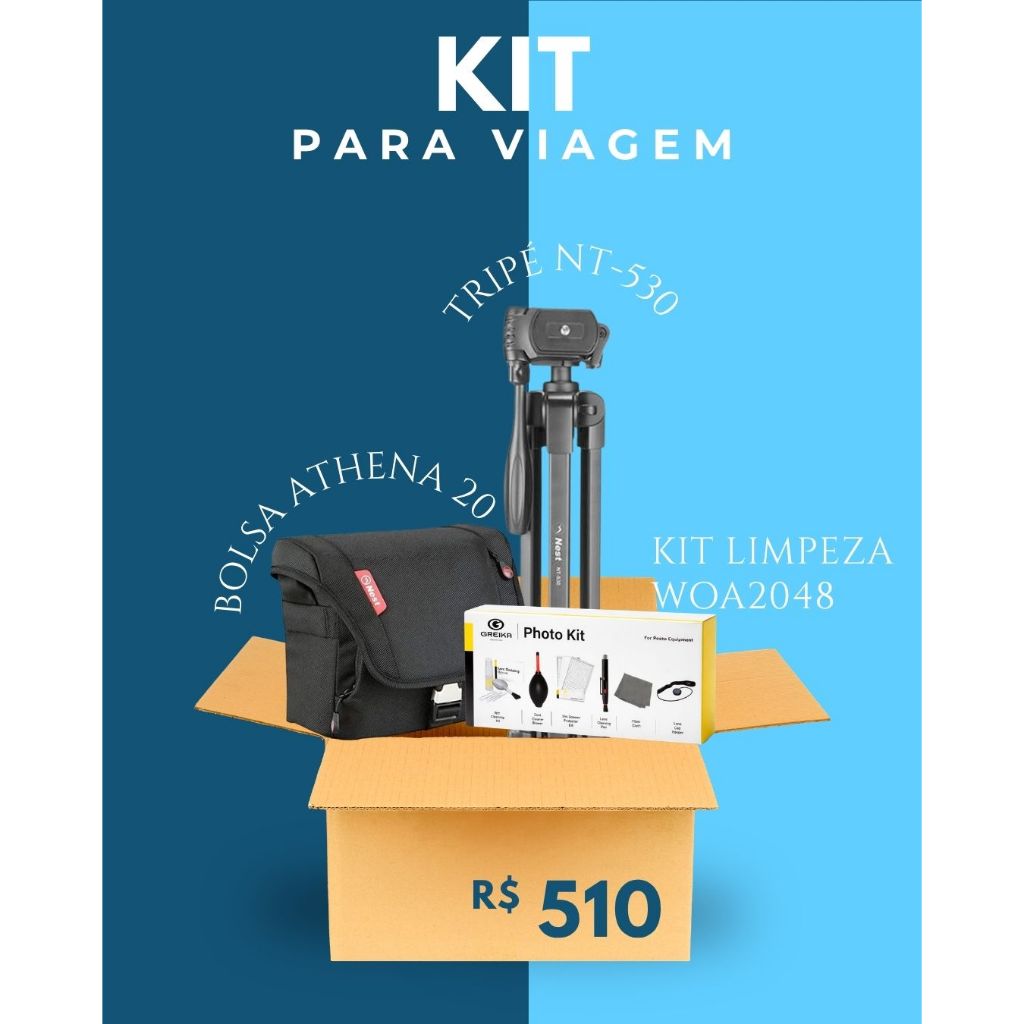 Kit Fotografia Outdoor / Viagem