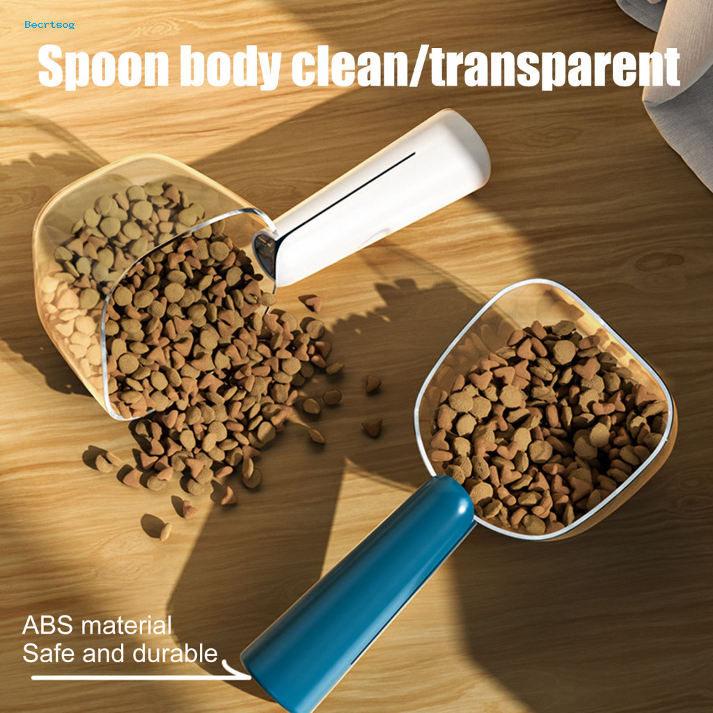 Food Scoop for Pets 1 Cup Capacity Pet Spoon Dog with Accurate Measurement Dual-function Cat Measuring Easy for Precise