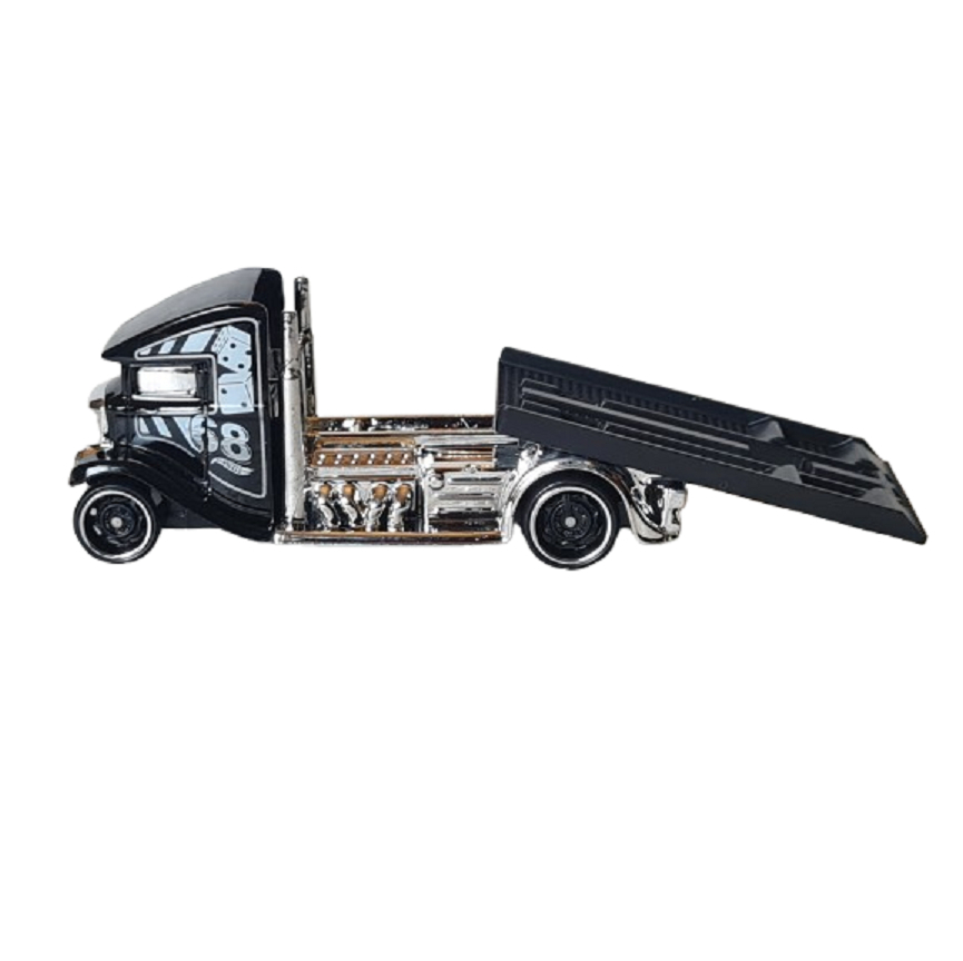 CAMINHÃO FAST BED HAULER PRETO 5 PACK HW GASSERS 2025 HOT WHEELS 1:64 LOOSE