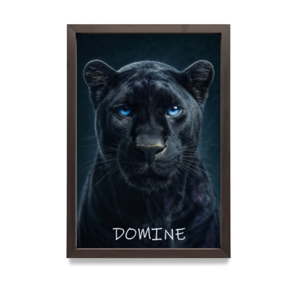 Quadro Pantera Negra Domine Olhar Intenso Força e Elegância