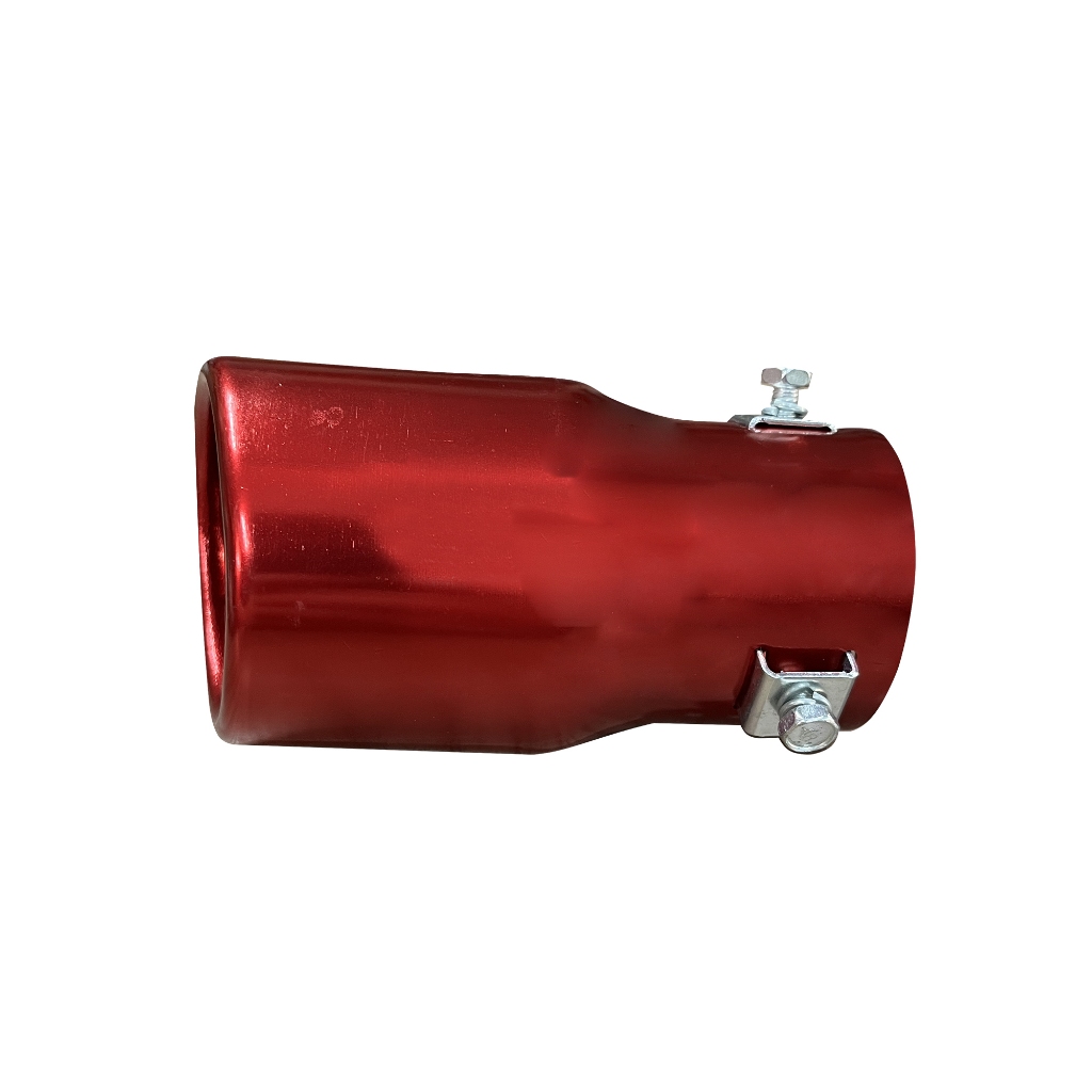 Ponteiras Esportivas Para Vários Modelos De Carro Ponteira Universal Escape Vermelho