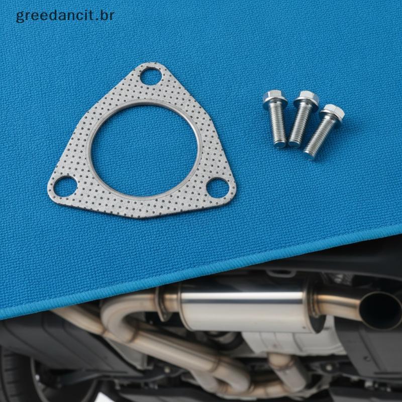 Prosperityusma 1 Pcs 2.5/3 Polegada Junta De Escape De Carro Universal Fácil Substituição Motor De Flange Para Proprietá