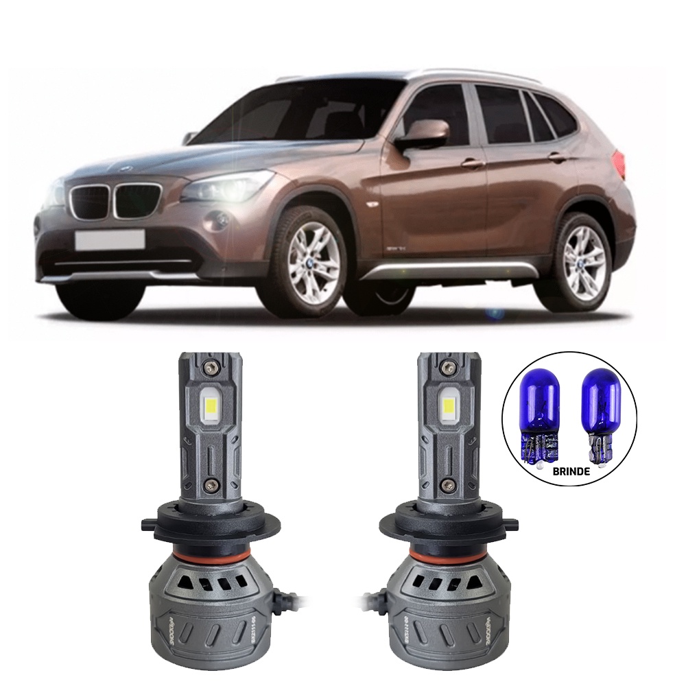 Ultraled Farol Baixo S17 6000k 55w 10.000LM BMW X1 2010 a 2016