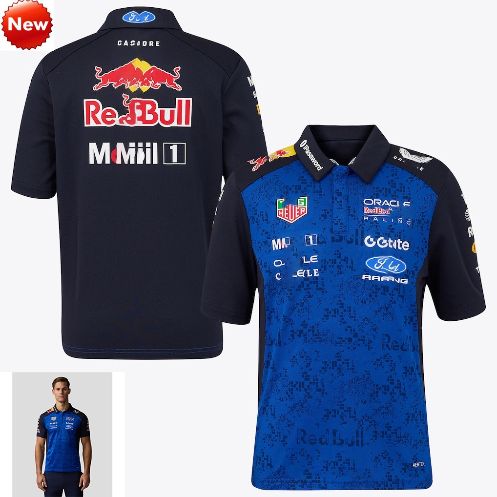 Novo estilo 2026 F1 Racing Jersey F1 Fleet Racing Jersey Verão Homens Mulheres Camisa Polo de Manga Curta