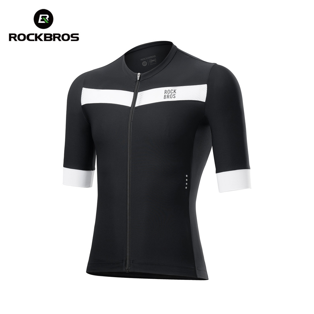 Camisa De Ciclismo Masculina ROCKBROS De Secagem Rápida Respirável Manga Curta De Verão MBT Bicicleta De Estrada