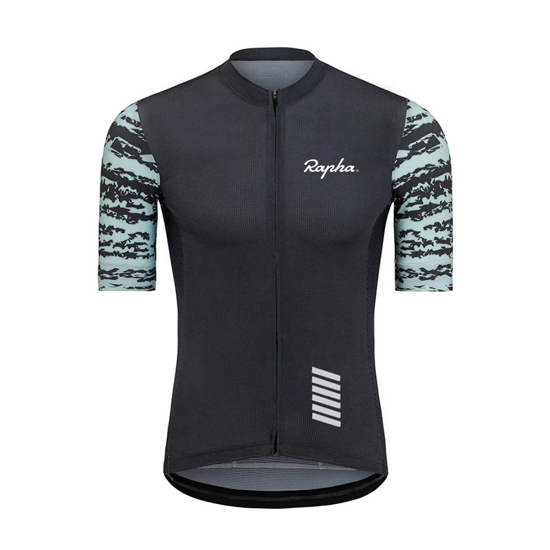 RAPHA Camisa De Ciclismo 2024 Verão Masculino Bicicleta De Estrada Manga Curta Respirável Conforto MTB Roupas