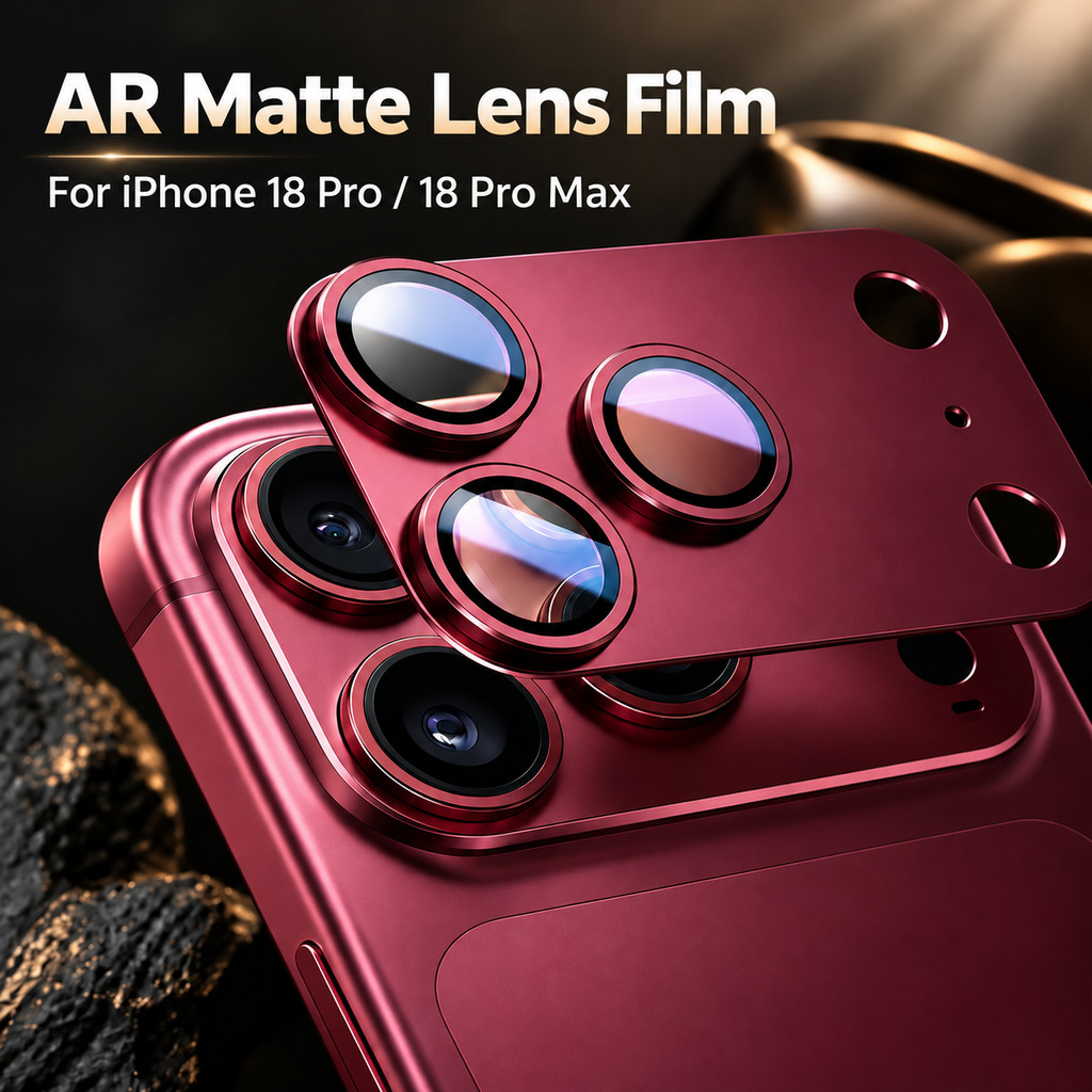 Protetor De Lente Fosco De metal De Titânio Para iPhone 18 17 Pro Max AR Ultra Clear Anti Scratch Proteção Completa