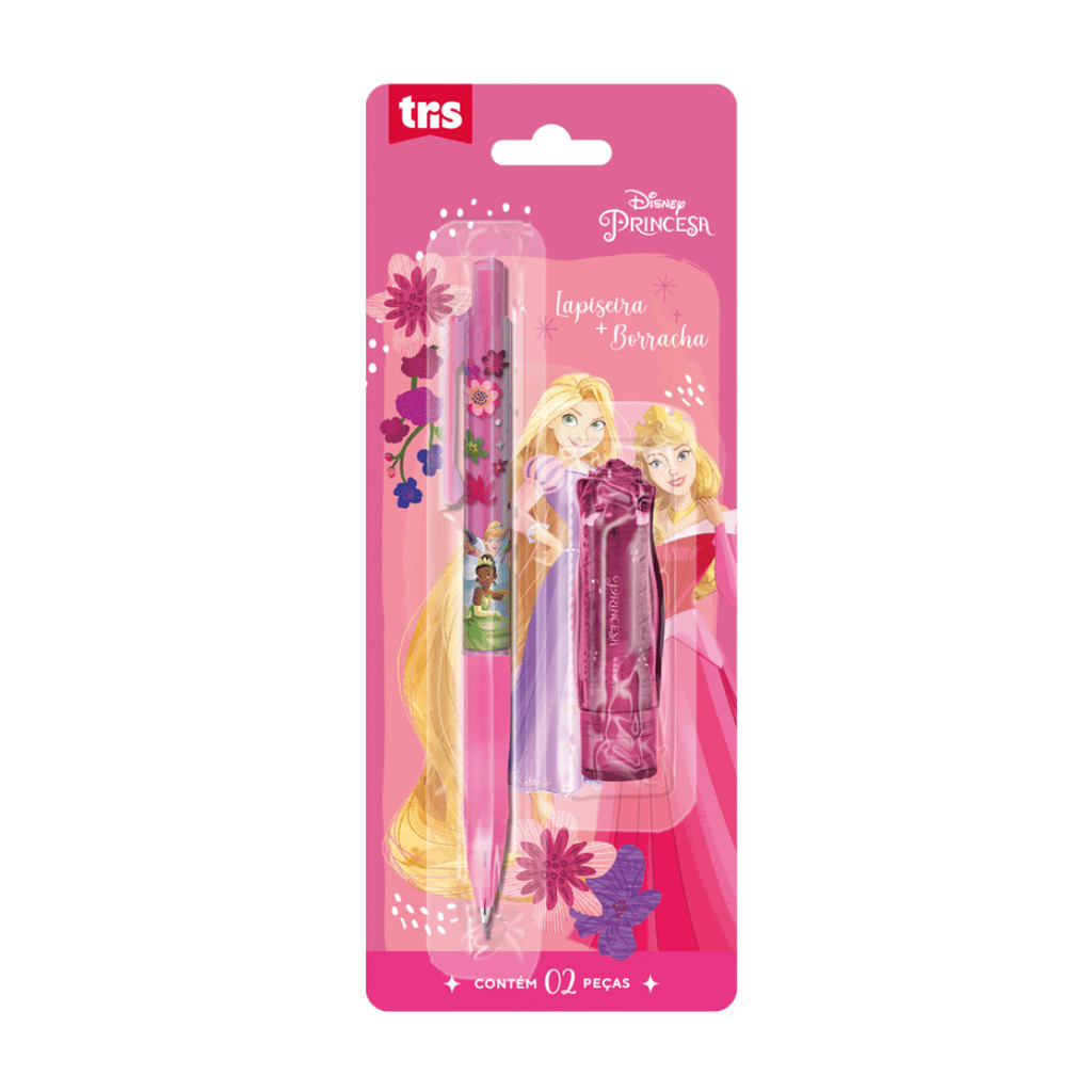 Kit Escolar Barbie c/ Borracha Batom + Lapiseira 0.7mm da - Tris