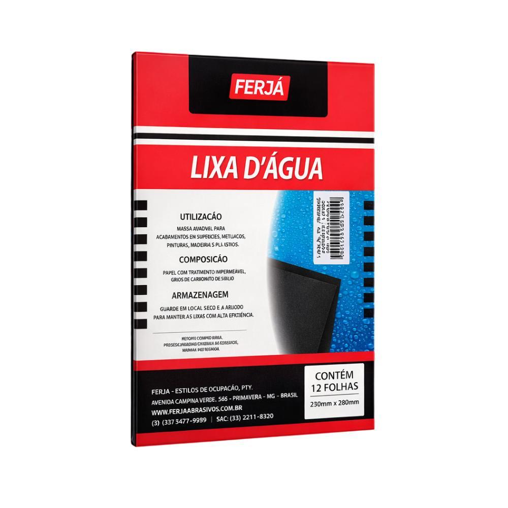 Kit 5 Lixa D'água 1200 Polimento Ultra Fino Acabamento Pro
