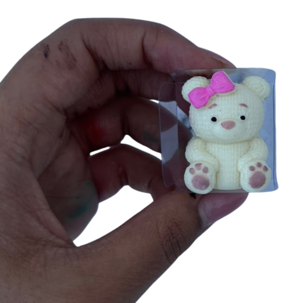 Molde de Silicone para apliques de Artesanato - Ursinha Tricô