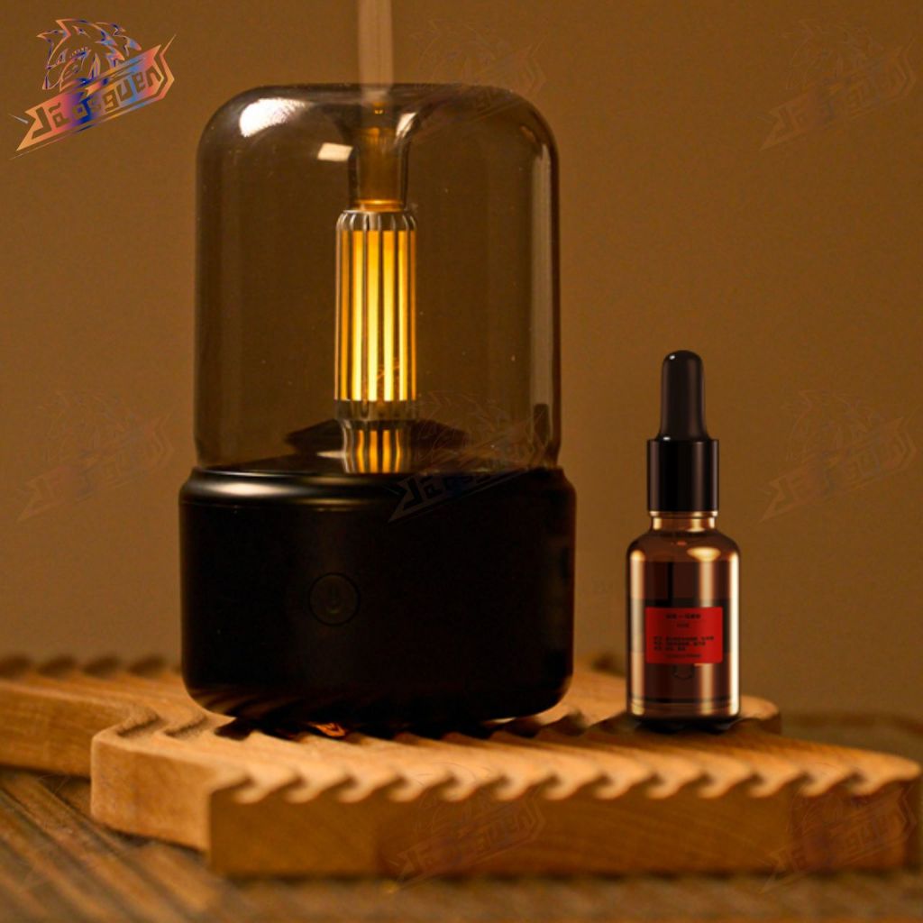 Umidificador simulado à luz de velas