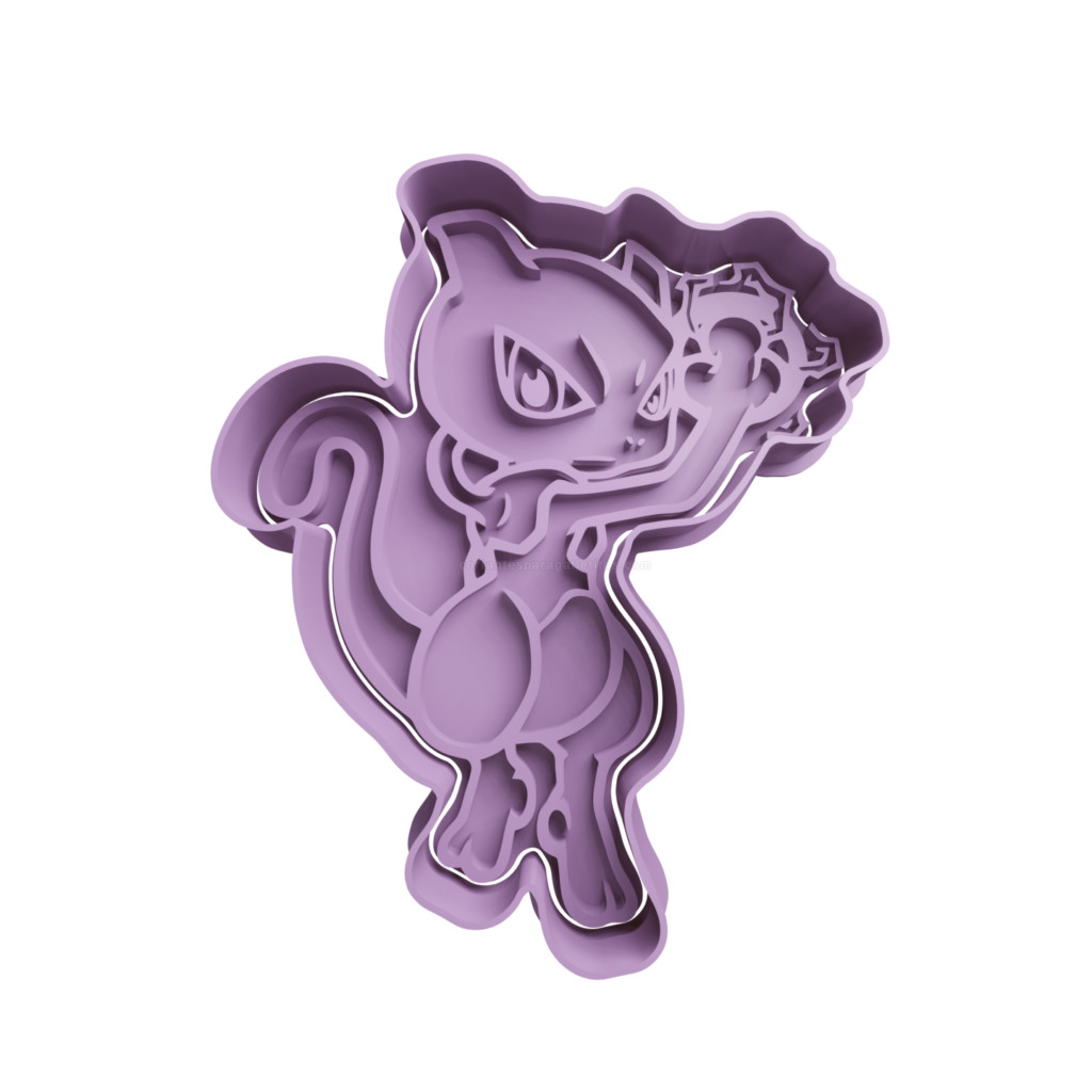 Cortador De Biscoito Mewtwo - pokemon
