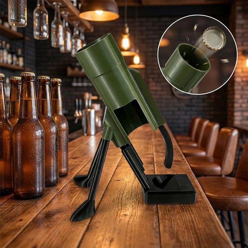 Abridor de Garrafas de Cerveja Mortar, Abridor de Pressão, Presentes para Cerveja de 330ml, para Homens, Pais, Decoração