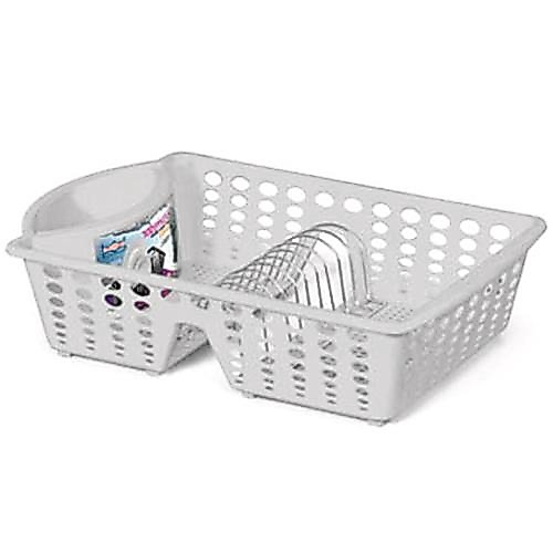 SECADOR DE PRATOS LUXURY BRANCO 53,5X36X12 CM - P/ 11 PRATOS