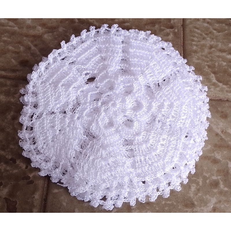 Toalhinhas Seda Crochê Coloridos 5 PCs Igual