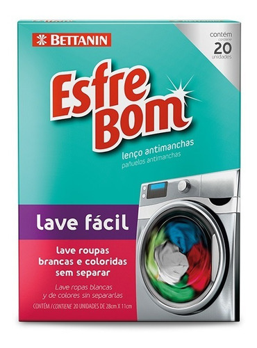 Lave Roupas Coloridas Sem Separar Lenço Antimanchas Bettanin