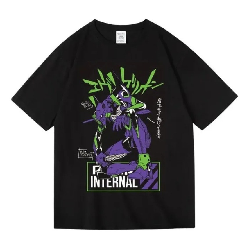 Camiseta Unissex Anime Neon Genesis Evangelion Eva Nerv