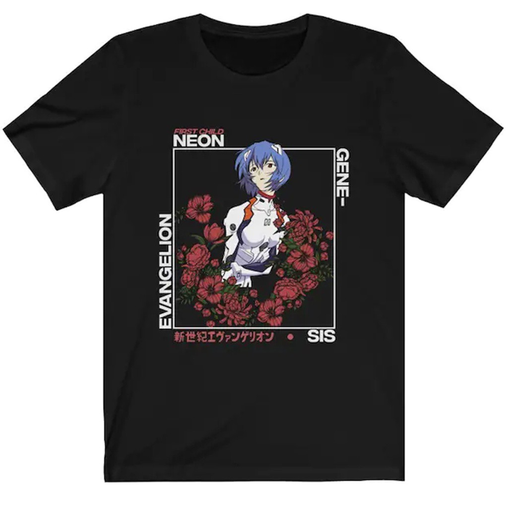 Camiseta Unissex Basica Eva Rei Ayanami Neon Genesis Evangelion