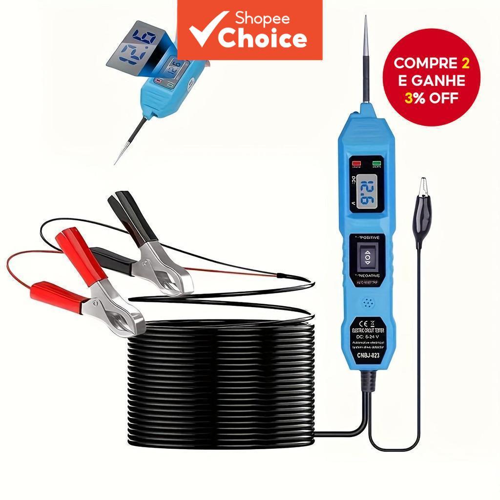 Testador de Circuitos Digitais e Localizador de Curto-Circuito, Medidor de Teste Automático 3,5-36V para Mecânicos