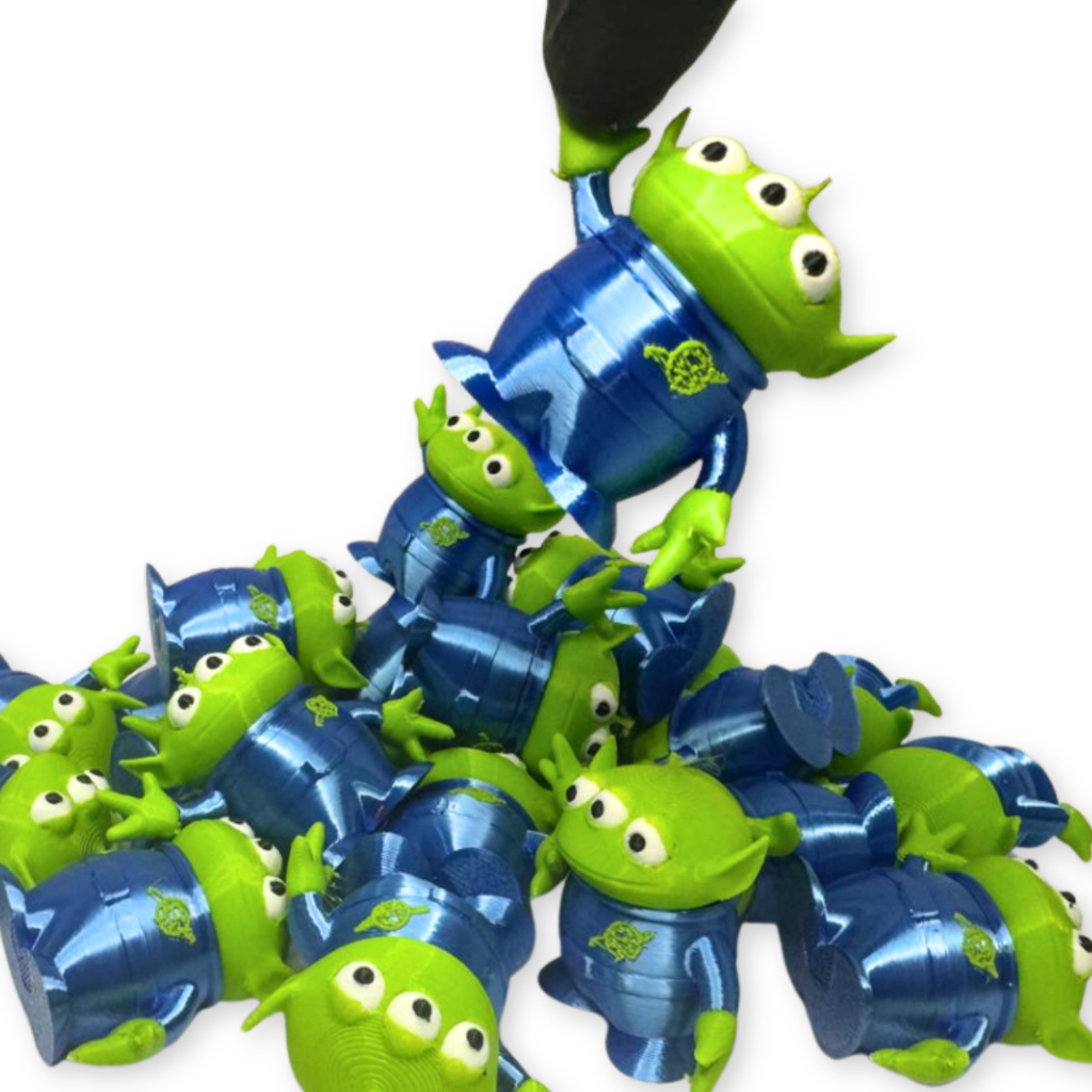 Boneco Alien Pizza Planet | Impressão 3D | Toy Story | Miniatura Decorativa Alienígena Verde
