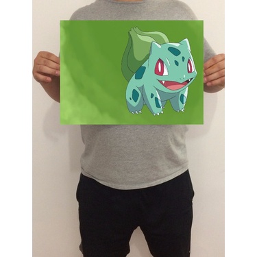 Pôster Bulbasaur (pokémon) 43x32 Cm