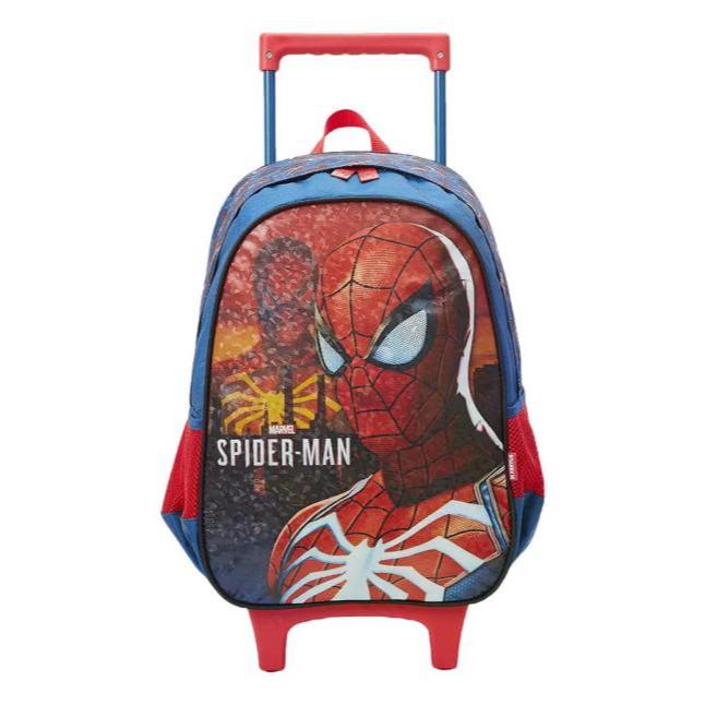 Mochila Com Rodas 35cm Escolar Spider-man City Xeryus 13351