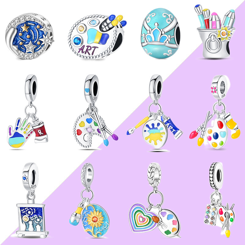 Berloques Dijes Beads S925 Prata Adequado para Pulseira DIY Jóias Fazendo Presente de Natal