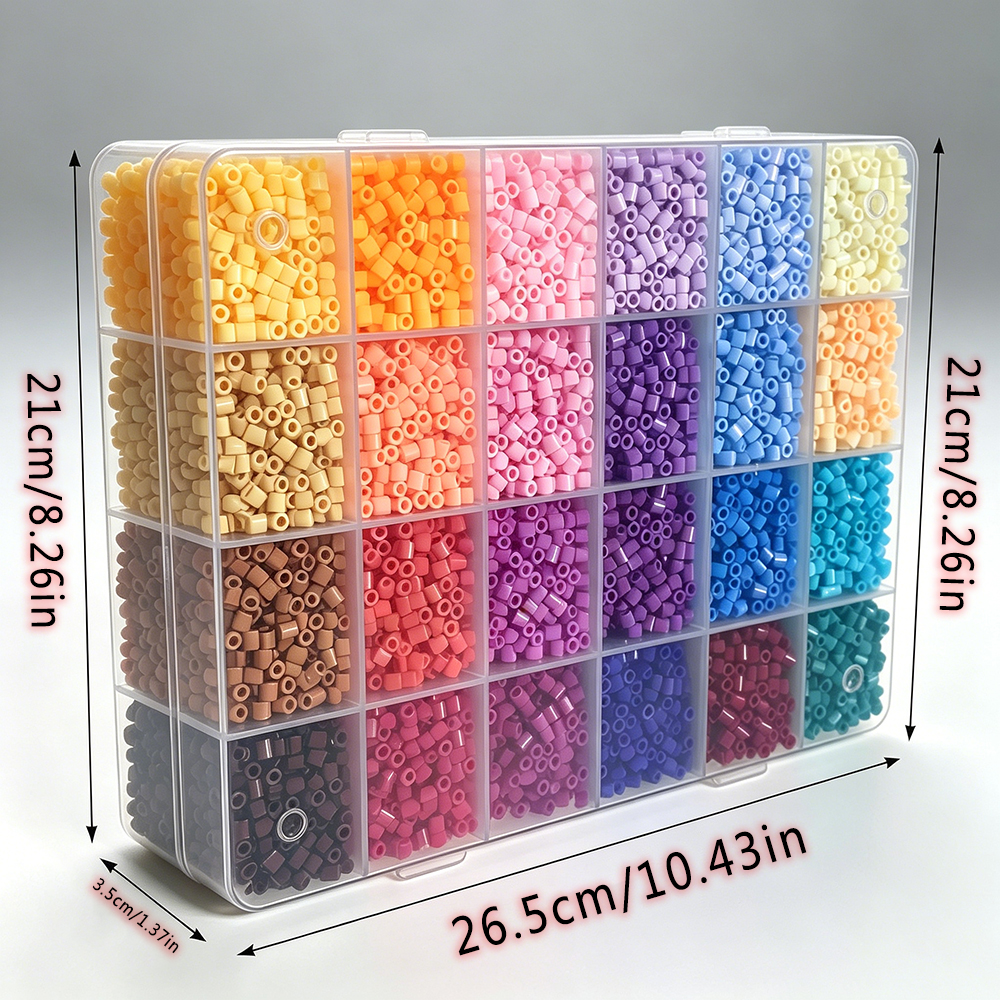 Perler Beads 5mm 12000Pcs Conjunto De Suporte Infantil Conta Fundida Pixel Art DIY 3D Puzzle