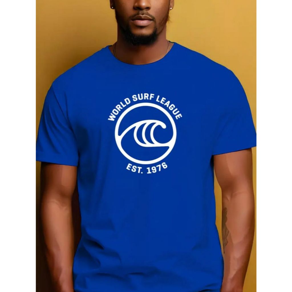 Camiseta Masculina Feminina Surf Praia Estampa World League Casual