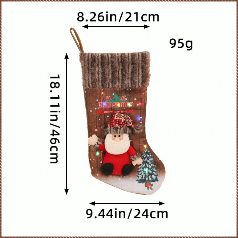 Hanging Jewelry Warm Breath Christmas Stockings Christmas Soft to the Touch Increase the Festive