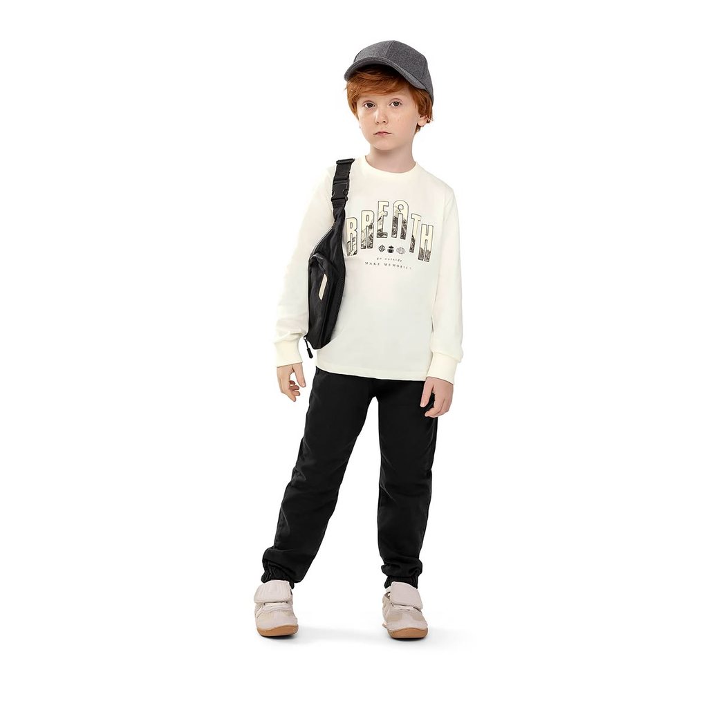Camiseta Angerô Breath Infantil Toque Macio Moda Infantil Alta Qualidade Conforto E Estilo