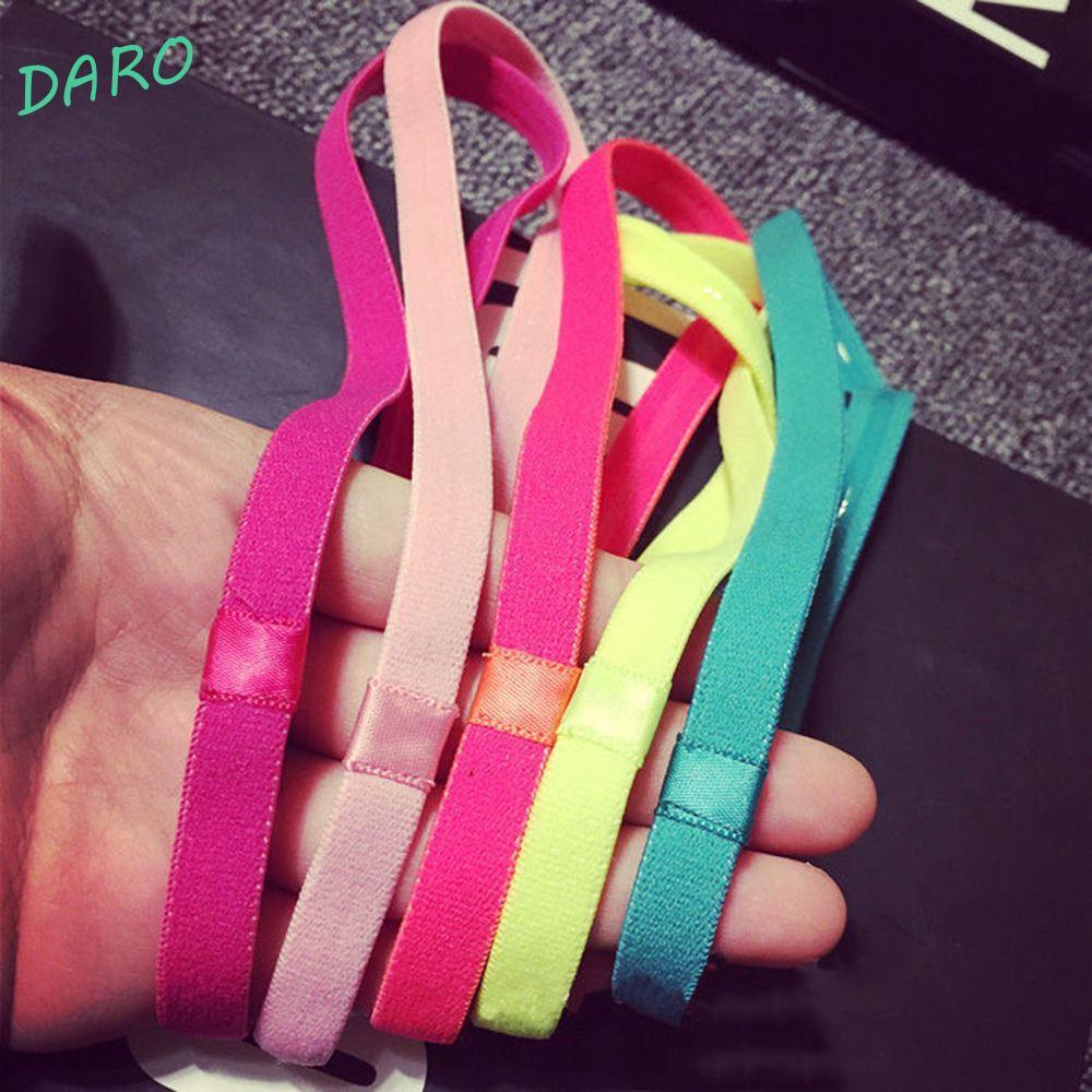DARO Feminino Masculino Esporte Hairbands Antiderrapante Elástico Moda Casual Sigle Borracha Sweatband