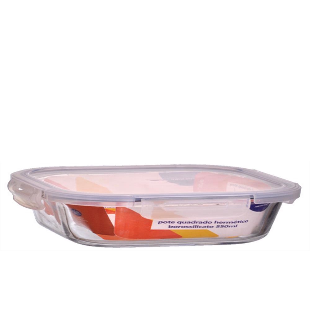 POTE HERMETICO QUAD BORO C/ TRAVA 550 ML