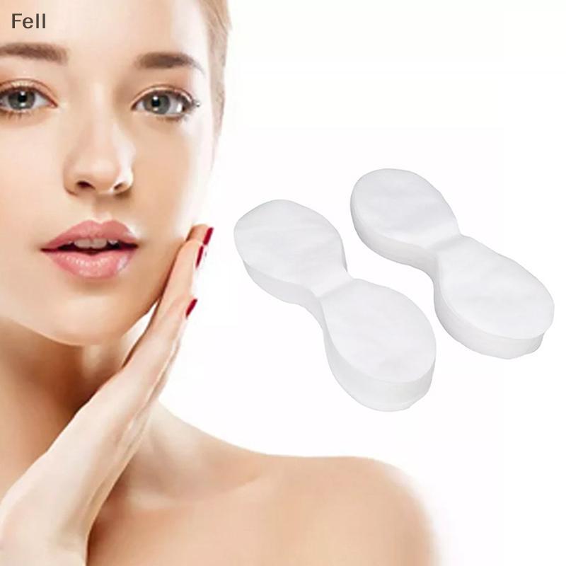 [Fel] 100/200 Pçs Máscara De Olho Descartável Papel Algodão Natural Remendos De Cuidados Com Os Olhos Para Mulheres Spa