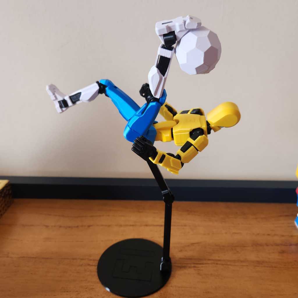 Boneco Dummy 13 GRANDE (20cm) SELEÇÃO BRASILEIRA COPA DO BRASIL- Boneco Articulado Action Figure Educativo- Impressão 3D