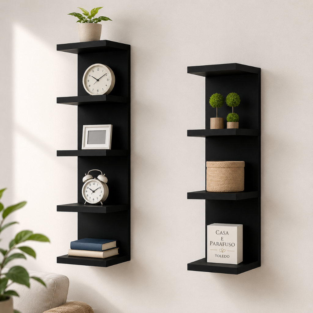 Torre De Prateleira Estante 170 Cm E 85 Cm Multiuso Quarto decoração Estante  Perfumes Quarto-105