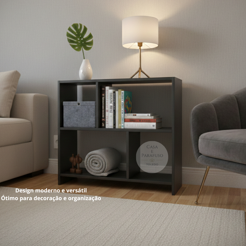 Rack Aparador Nicho Multiuso – Móvel Moderno Para Sala Escritório Quarto  - 32