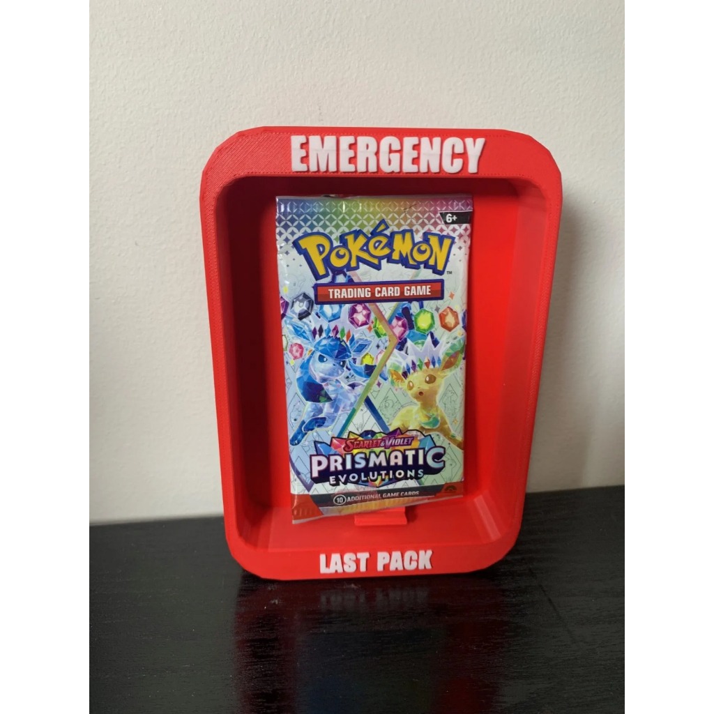 Display Emergency Pack para Último Booster de Cartas Colecionáveis