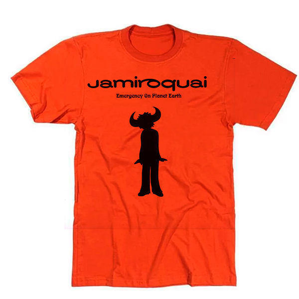 Camiseta Algodao Jamiroquai Emergency of Planet Earth Banda de Funk Acid Jazz Unissex