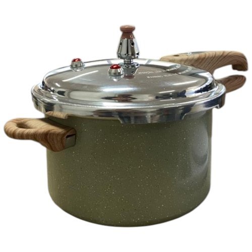 Panela Pressao Max Chef Wood Indução 42 Litros Design Moderna Segura Econômica Resistente Cinza