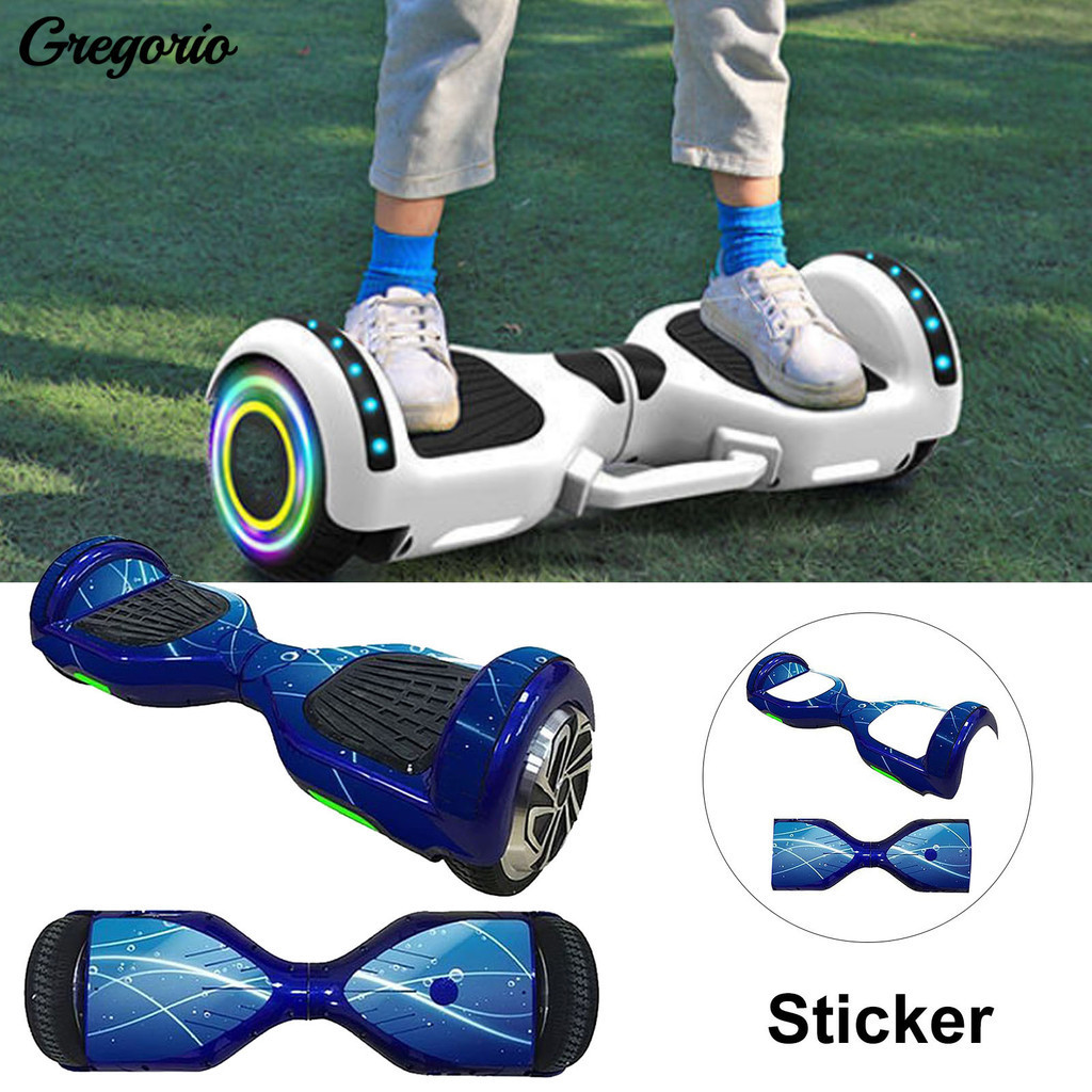 GRH-6.5 Inches Hoverboard Scooter Sticker À Prova D'água Autocolante Resistente E DIY Durable Self