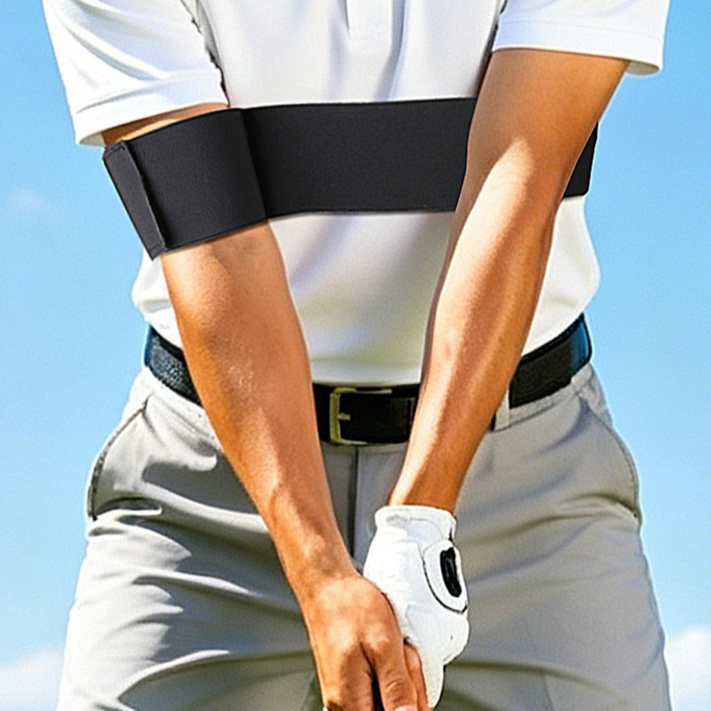 [Arm Training Aid] Golf Swing Trainer Adjustable Support Strap Swing Control/Golf Practice/Baseball Training/Softball Pr