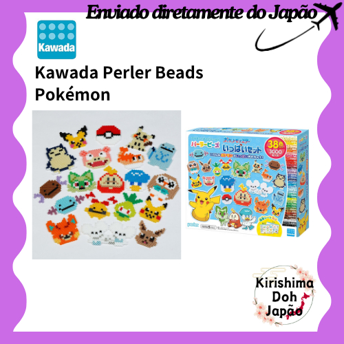 Kawada Perler Beads Kit de Miçangas Pokémon 80-57079 [Enviado diretamente do Japão]