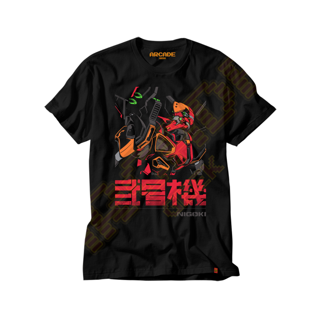 Camiseta Anime Evangelion Mecha Unit 02 Nigoki Neon Genesis