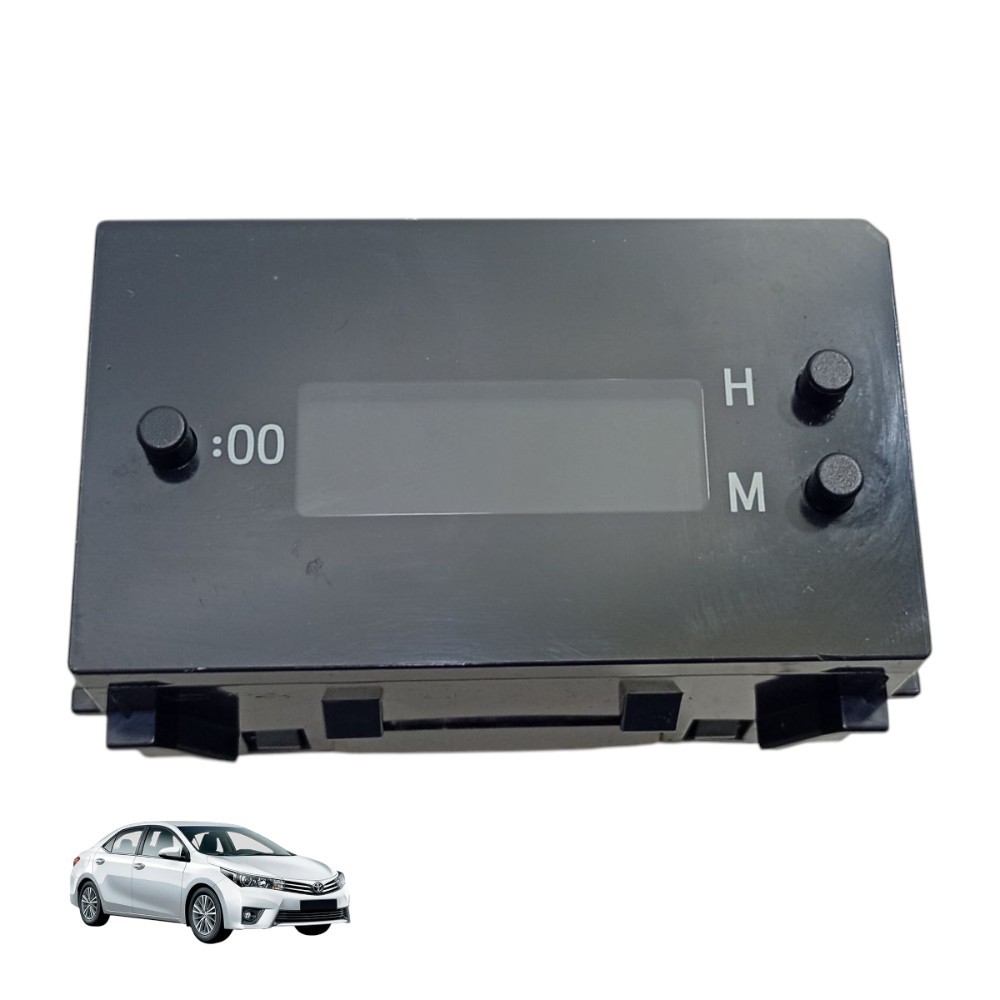 Relogio Digital Painel Toyota Corolla Xei 2015 2016 Preto