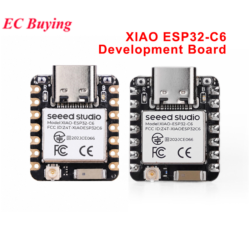 Módulo De Placa De Desenvolvimento Sem Fio XIAO ESP32-C6 Dual-Core 32 Bits RISC-V 160 Mhz 2.4 Ghz